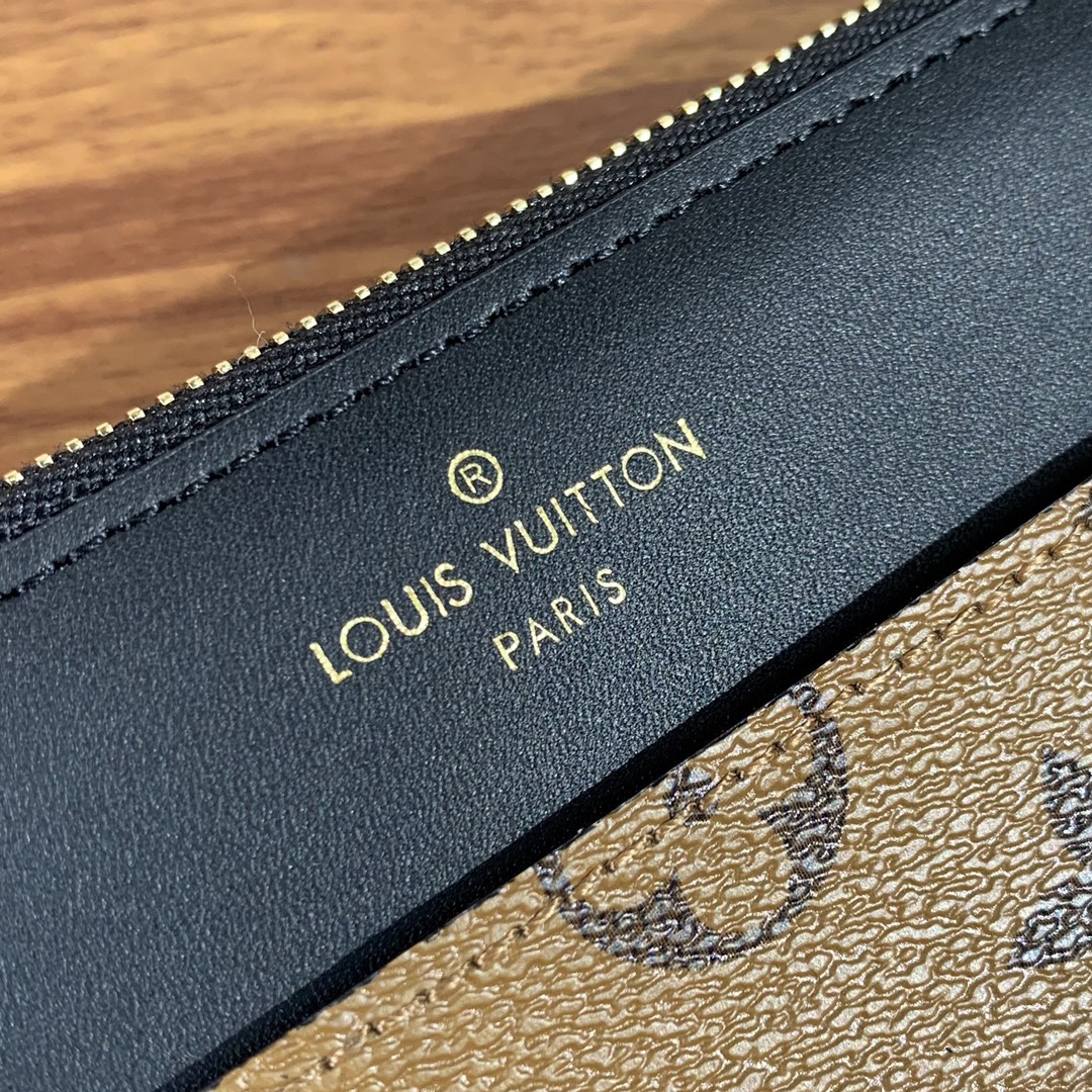 LOUIS VUITTON MONOGRAM SLIM PURSE BROWN M80390 - Image 2