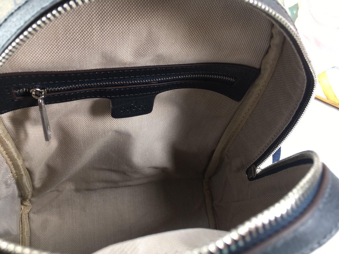 GUCCI OPHIDIA GG SMALL BACKPACK BLUE 29CM 547965 9U8BN 4077 - Image 6