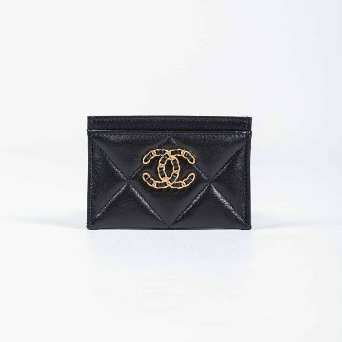 CHANEL FLAP WALLET BLACK AP0941