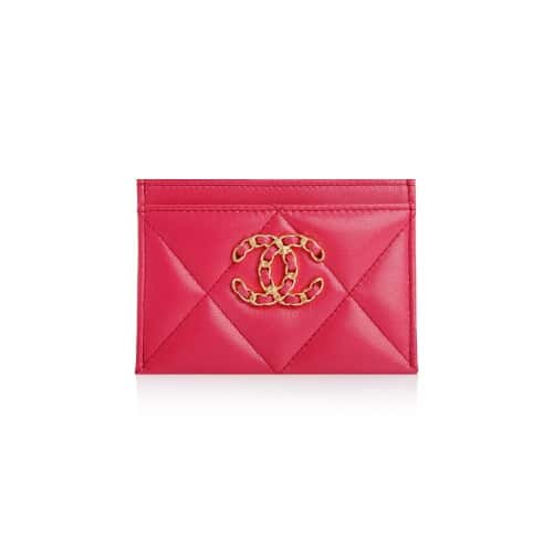 CHANEL FLAP WALLET RED AP0941