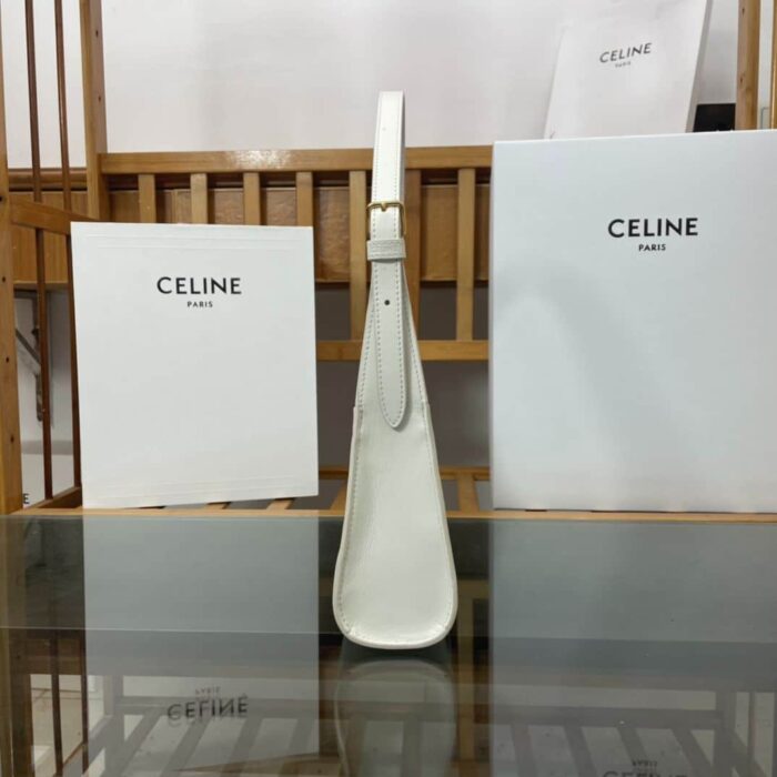 Alternative view of CELINE CUIR TRIOMPHE BAGS IN SMOOTH CALFSKIN WHITE 198153