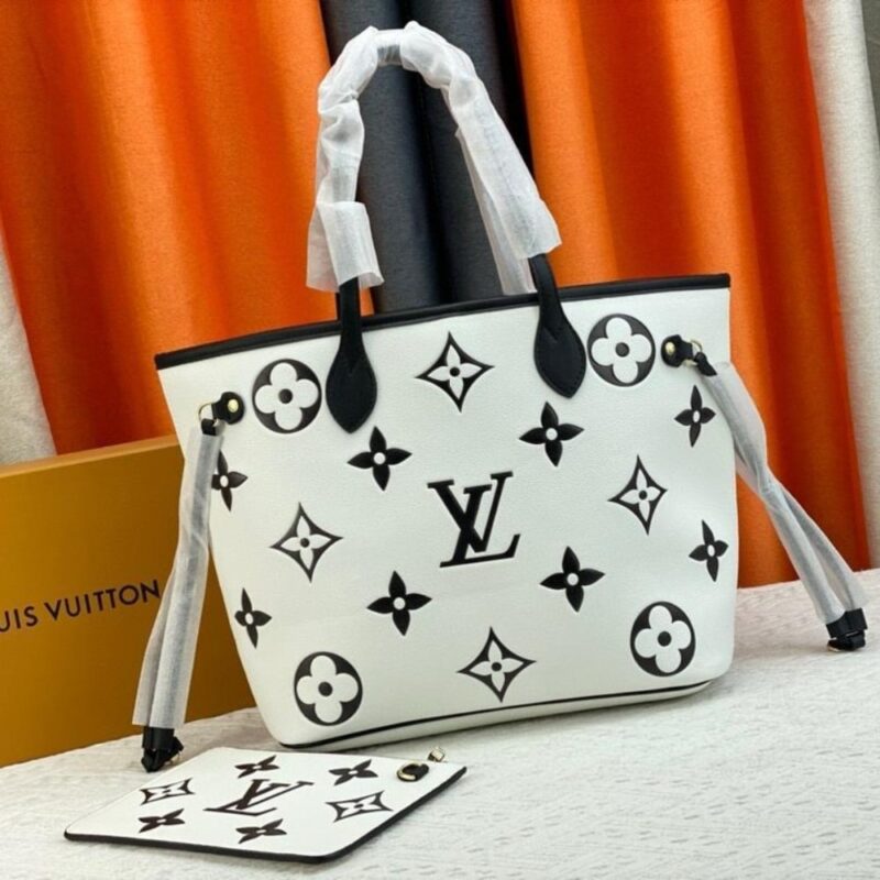 Alternative view of LOUIS VUITTON NEVERFULL MM 31CM BEGIE AND BLACK M46039