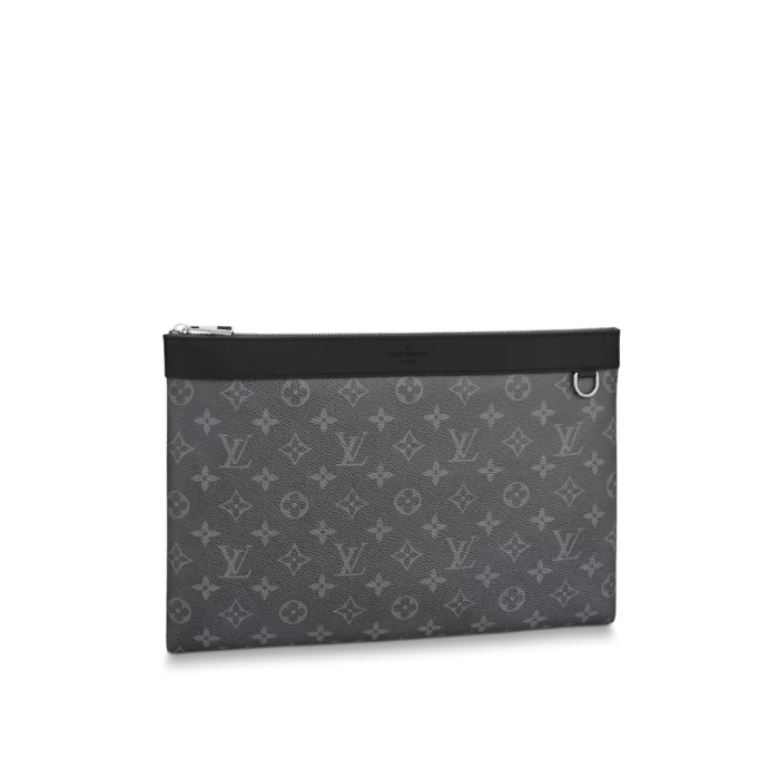 Louis Vuitton Discovery Pochette Monogram Eclipse Clutch M62291