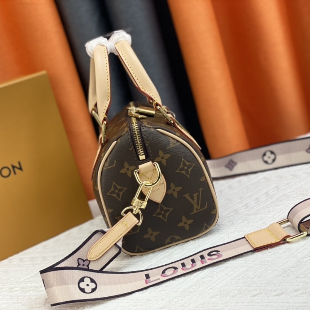 LOUIS VUITTON SPEEDY BANDOULIÈRE 20 BAG BLACK 20CM M46234 - Image 7