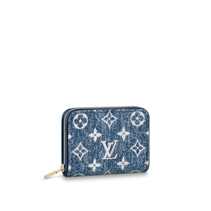 Louis Vuitton Zippy Coin Purse Navy Blue M81185