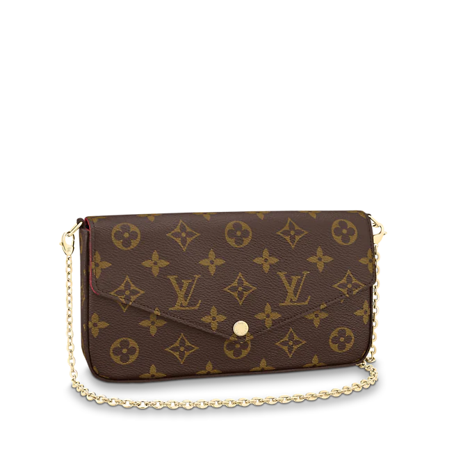 LOUIS VUITTON FÉLICIE POCHETTE FUCHSIA PINK 21cm M61276