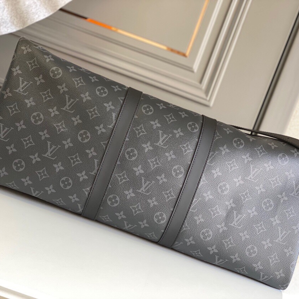 Louis Vuitton Keepall Bandoulière 50 Monogram Eclipse Black 50cm M14202 - Image 4