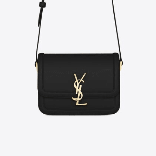 SAINT LAURENT SOLFERINO SMALL SATCHEL IN BOX SAINT LAURENT LEATHER BLACK NOIR 19CM 6343060SX0W1000