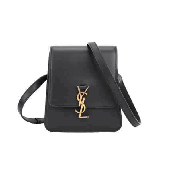 SAINT LAURENT KAIA NORTH/SOUTH SATCHEL IN VEGETABLE-TANNED LEATHER BLACK 668809BWR0W1000