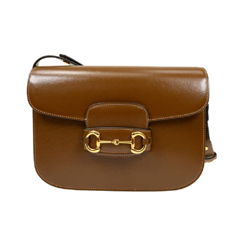 GUCCI HORSEBIT 1955 SHOULDER BAG BROWN 25CM 602204 1DB0G 2361