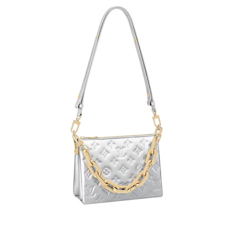LOUIS VUITTON COUSSIN BB SILVER 21CM M20567