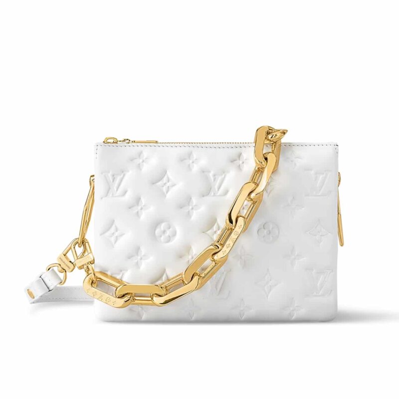 LOUIS VUITTON COUSSIN BB WHITE 21CM M20770