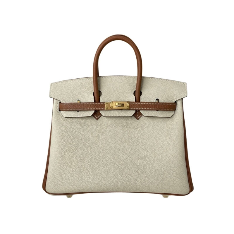 Hermes Birkin 30 Togo Brushed Leather Gold Hardware Beige Brown 30Cm