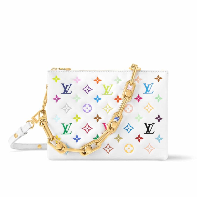 LOUIS VUITTON X MURAKAMI COUSSIN PM MONOGRAM MULTICOLOR 20CM M13233