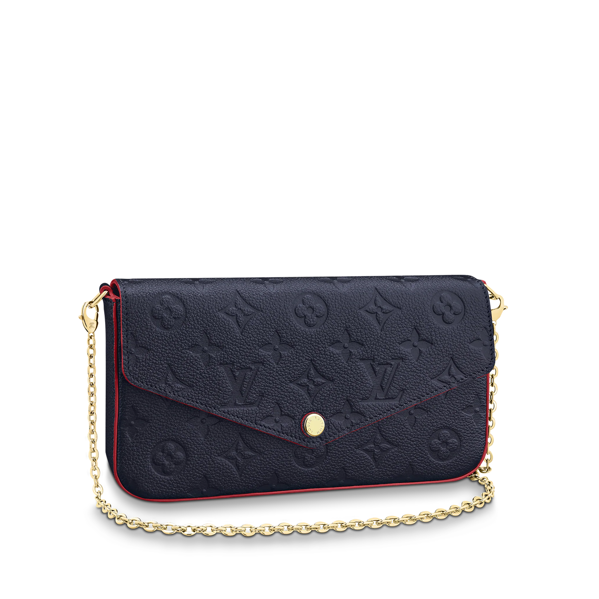 LOUIS VUITTON FÉLICIE POCHETTE NAVY BLUE M64099