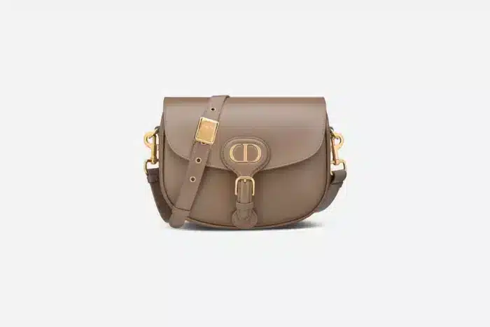 DIOR MEDIUM BOBBY WARM TAUPE BOX CALFSKIN 22CM M9319UMOL M45M