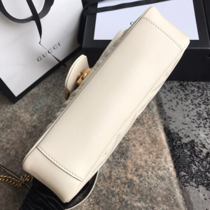 Alternative view of GUCCI Marmont matelassé mini bag 446744 DTDIT 9022