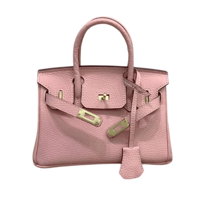 HERMES BIRKIN MINI GOLD HARDWARE EPSOM LIGHT PINK 20CM
