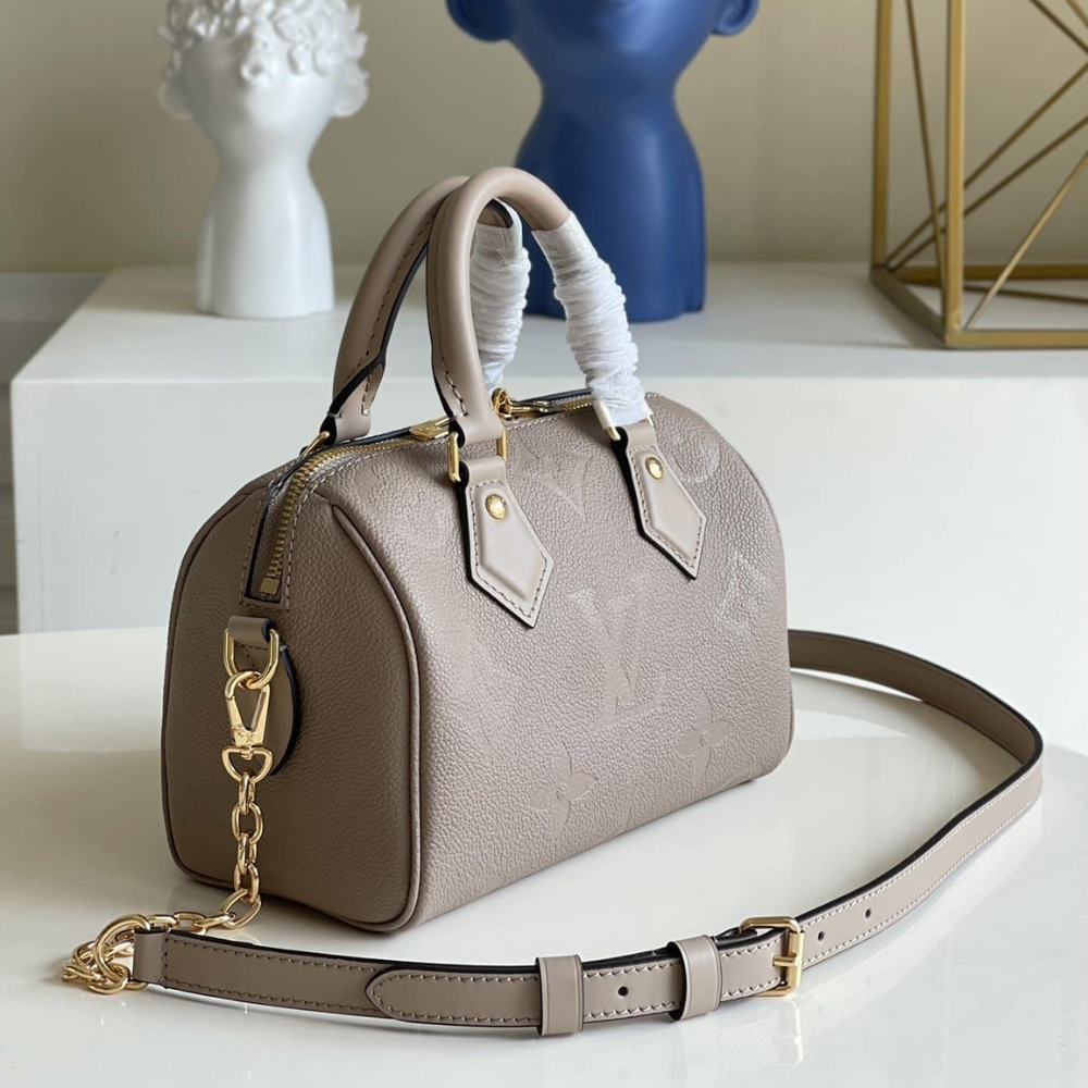 LOUIS VUITTON SPEEDY BANDOULIÈRE 20 TOURTERELLE GRAY 20CM M59273 - Image 3