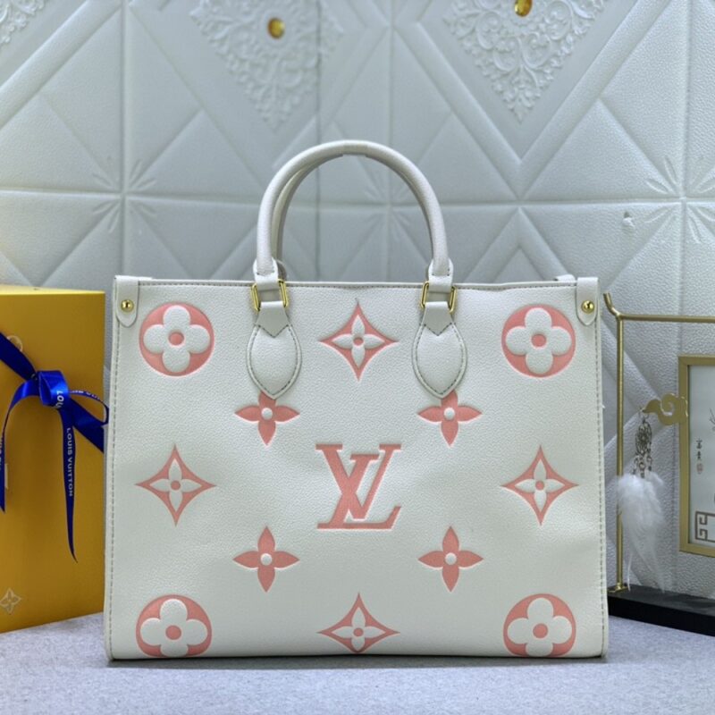 Alternative view of LOUIS VUITTON ONTHEGO MM BAG ROSE TRIANON PINK 35CM M21575