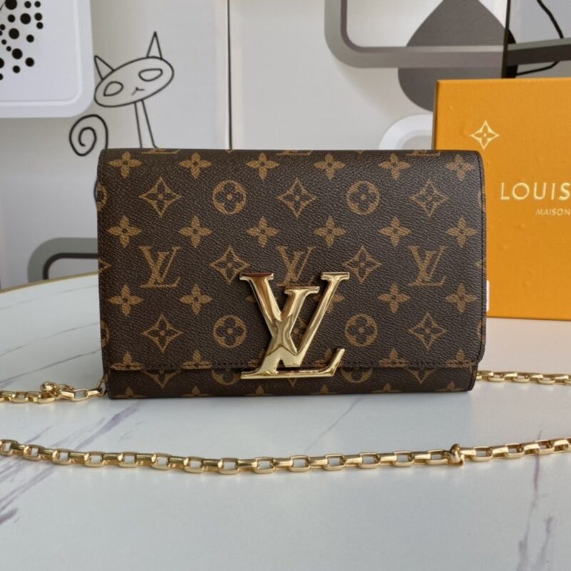 Alternative view of LOUIS VUITTON MONOGRAM MESSENGER BROWN WALLET 23CM