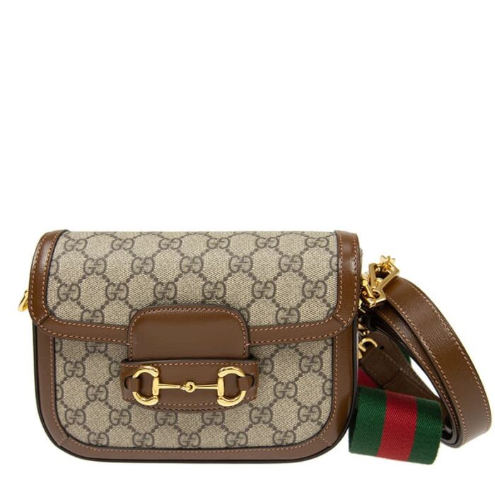 GUCCI HORSEBIT 1955 MINI BAG SUPREME CANVAS 658574 HUHHG 8565
