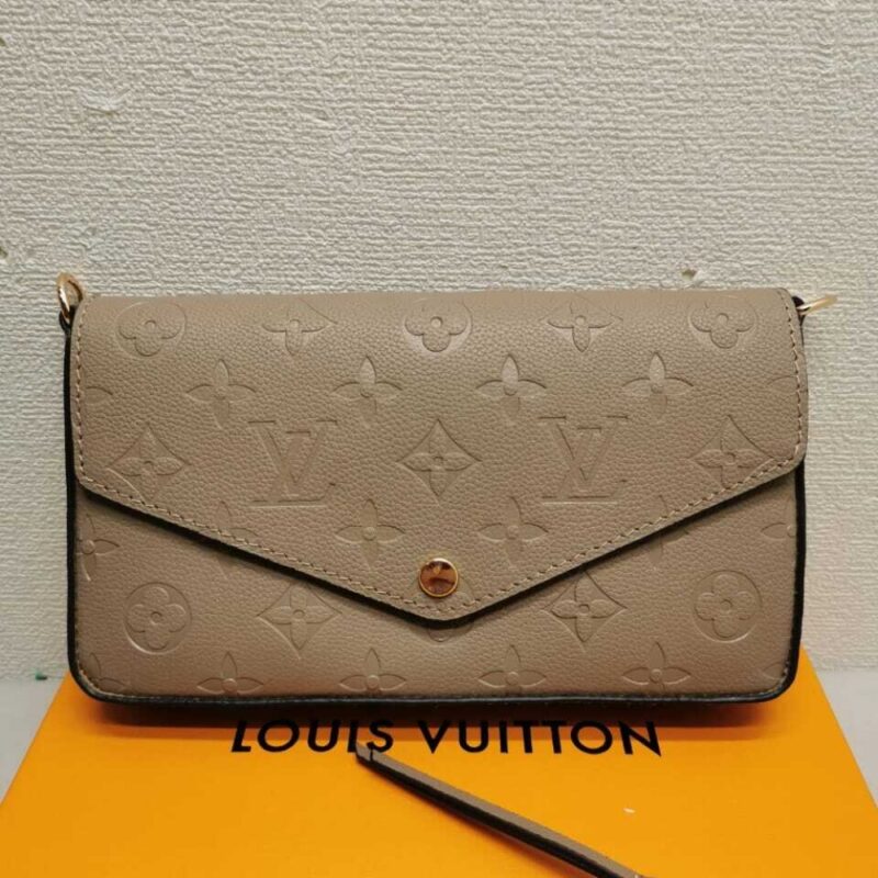 Alternative view of LOUIS VUITTON FELICIE POCHETTE MONOGRAM BAG BEIGE 21CM M82609