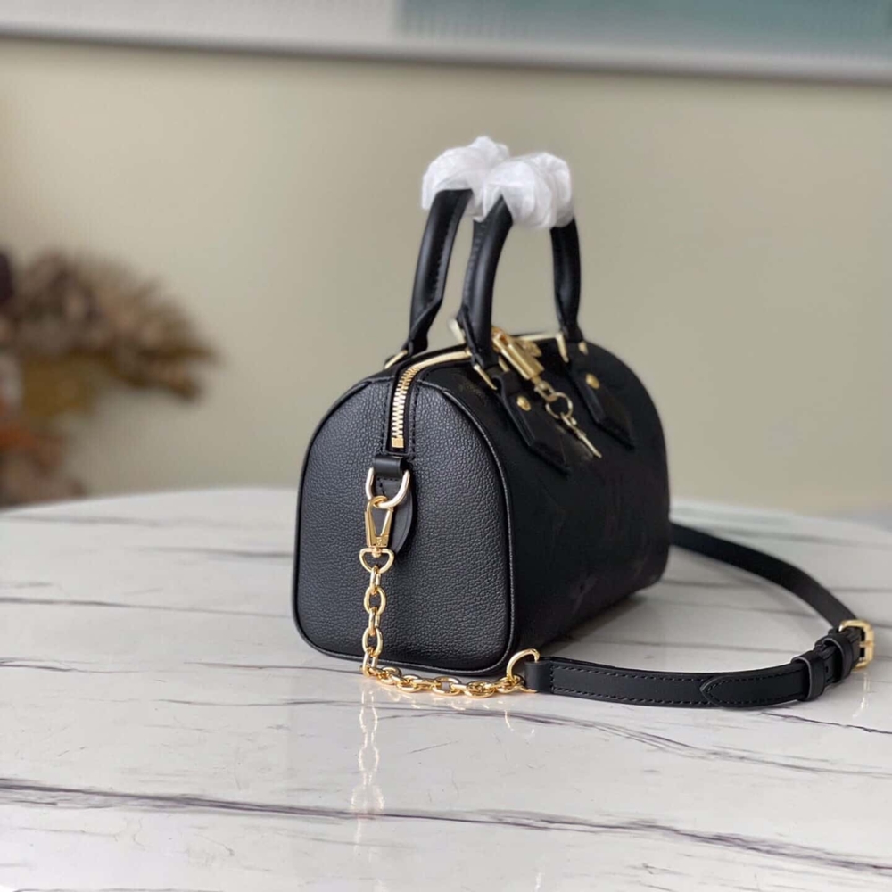 LOUIS VUITTON SPEEDY BANDOULIÈRE 20 BLACK 20CM M58953 - Image 2