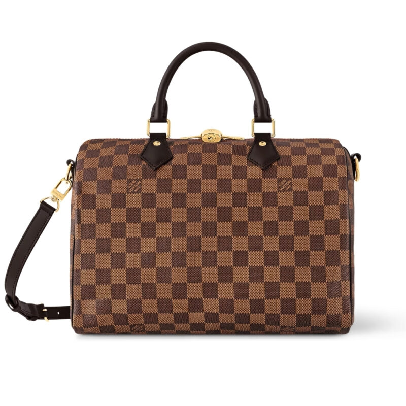 LOUIS VUITTON SPEEDY BANDOULIÈRE 30 DAMIER EBENE 30CM N40590