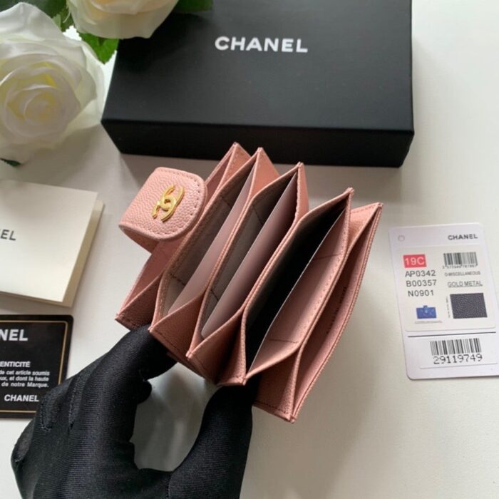 Alternative view of CHANEL CARD HOLDER LIGHT PINK 10.4CM