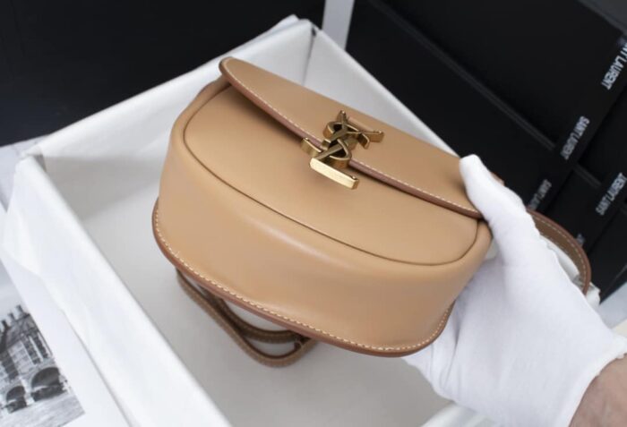 Alternative view of SAINT LAURENT KAIA SMALL SMOOTH LEATHER BEIGE