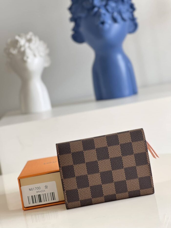 Alternative view of Louis Vuitton Damier Ebene Victorine Wallet Pink N61700