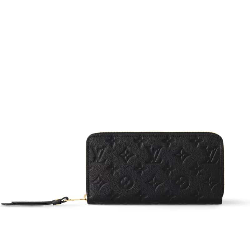 LOUIS VUITTON ZIPPY WALLET MONOGRAM BLACK 19CM M61864