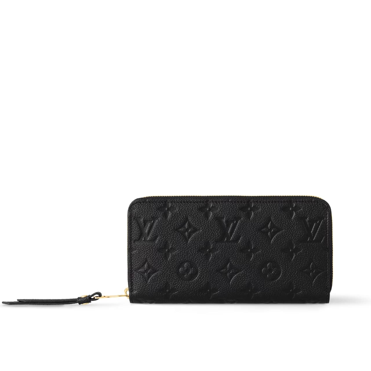 LOUIS VUITTON ZIPPY WALLET MONOGRAM BLACK 19CM M61864