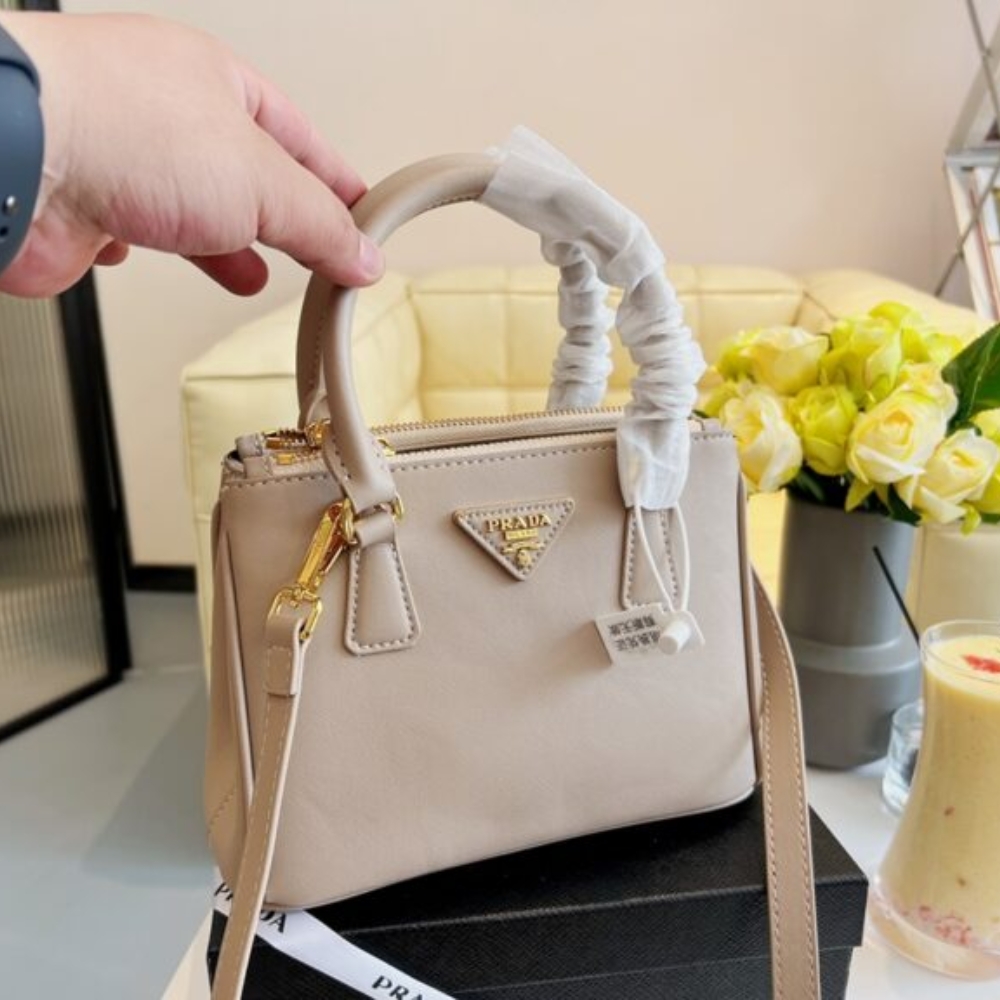 Prada Galleria Small Saffiano Leather Bag Cameo Beige 24cm 1BA896 NZV F0770 V EOO - Image 2