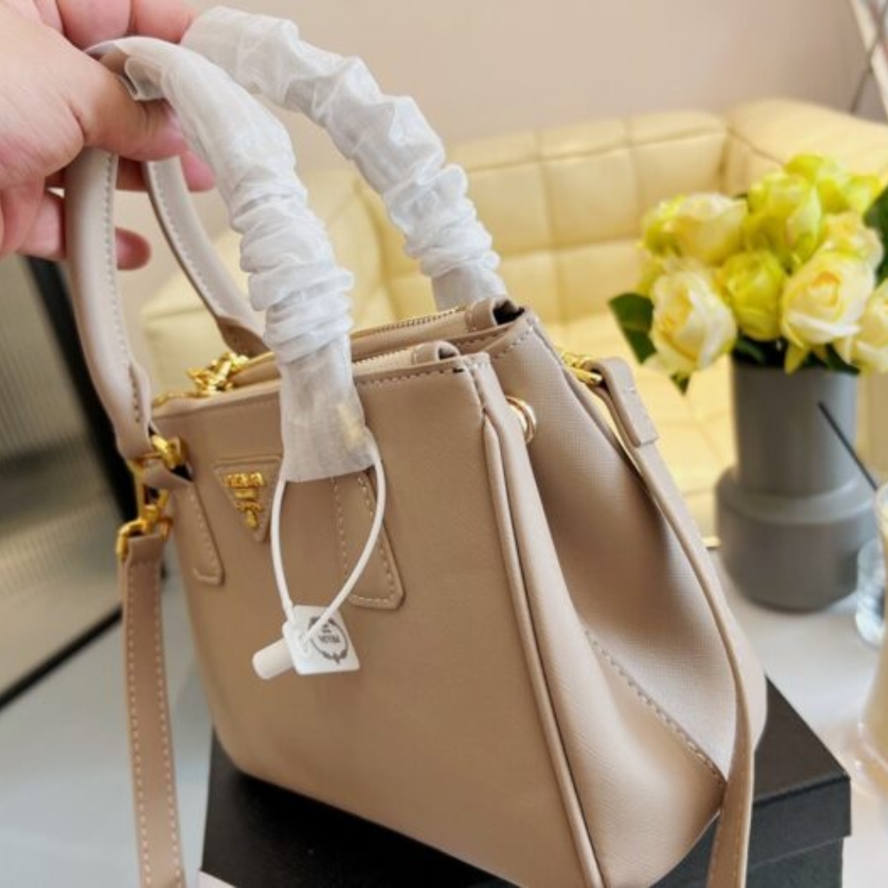 Prada Galleria Small Saffiano Leather Bag Cameo Beige 24cm 1BA896 NZV F0770 V EOO - Image 5