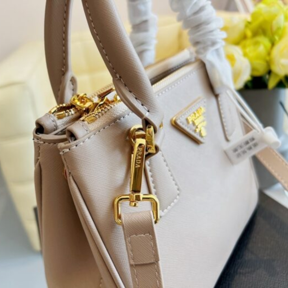 Prada Galleria Small Saffiano Leather Bag Cameo Beige 24cm 1BA896 NZV F0770 V EOO - Image 4