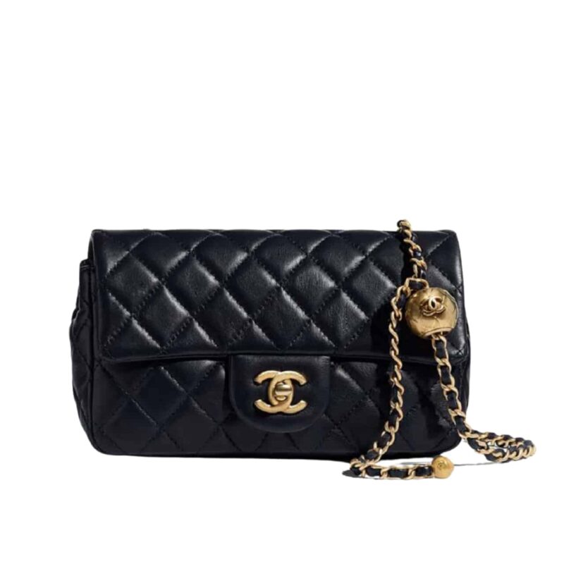 CHANEL SHOULDER BAG BLACK AP1787