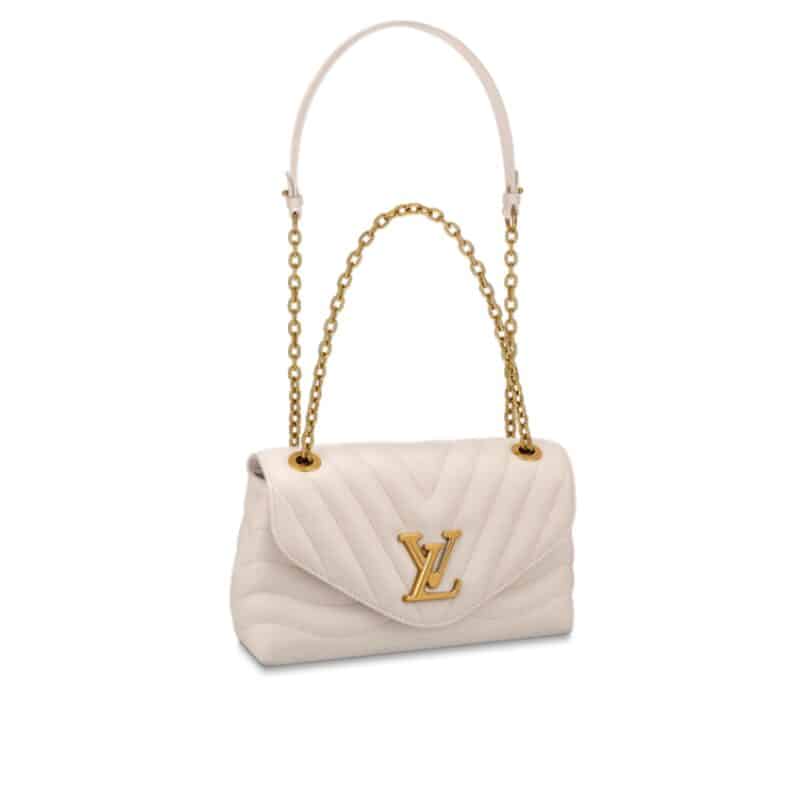 LOUIS VUITTON NEW WAVE CHAIN BAG MM IVORY 24CM M58549
