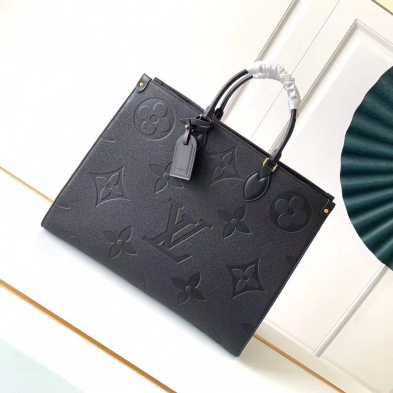 Alternative view of Louis Vuitton Onthego GM Bag Monogram Empreinte Leather Black 41Cm M44925
