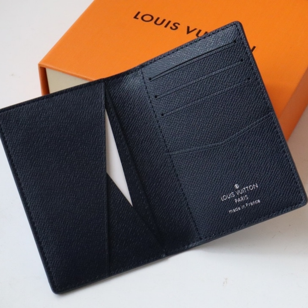 Louis Vuitton Pocket Organizer Ink Watercolor Blue 11cm M80455 - Image 5