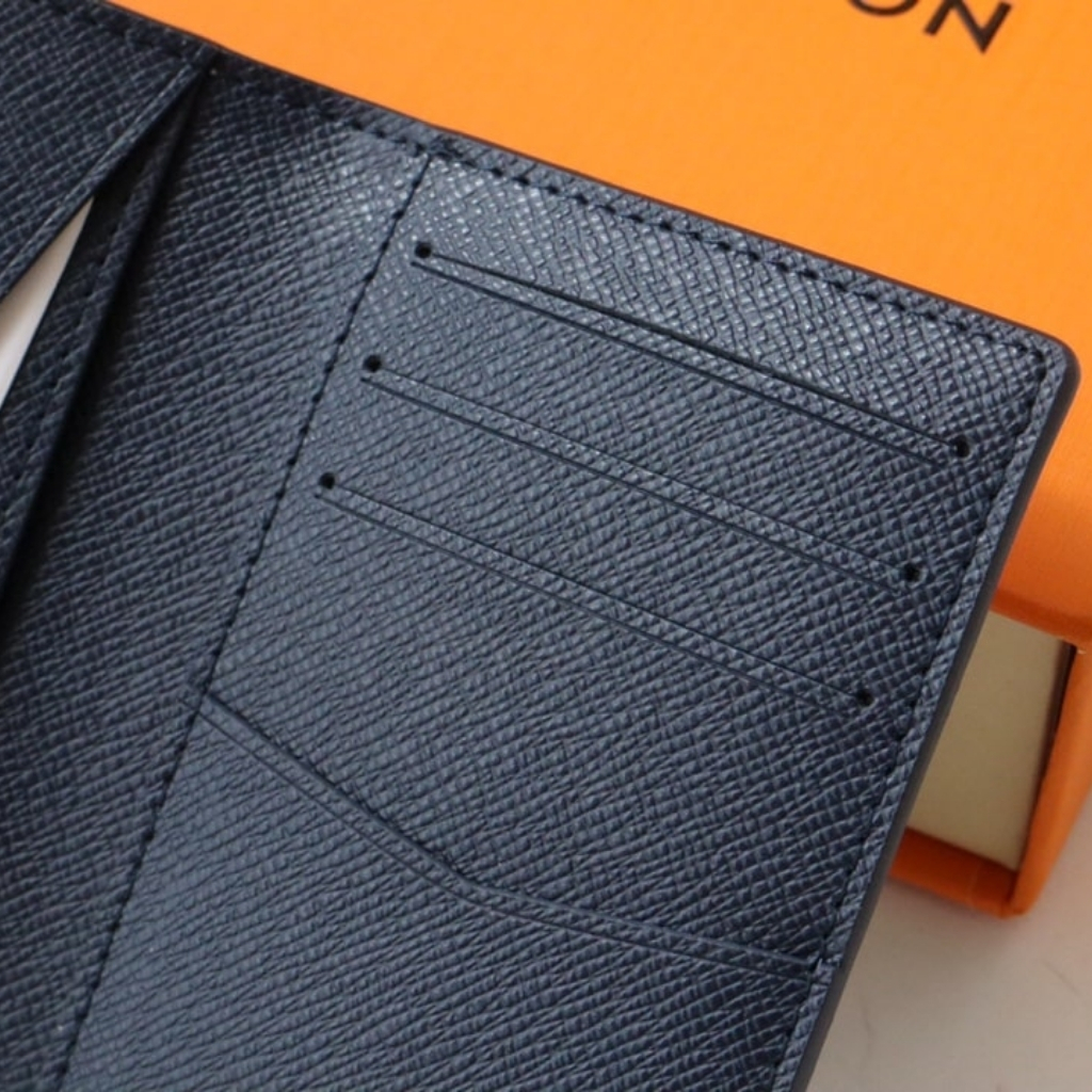 Louis Vuitton Pocket Organizer Ink Watercolor Blue 11cm M80455 - Image 7