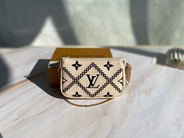 Alternative view of LOUIS VUITTON MINI POCHETTE ACCESSOIRES WHITE M81140