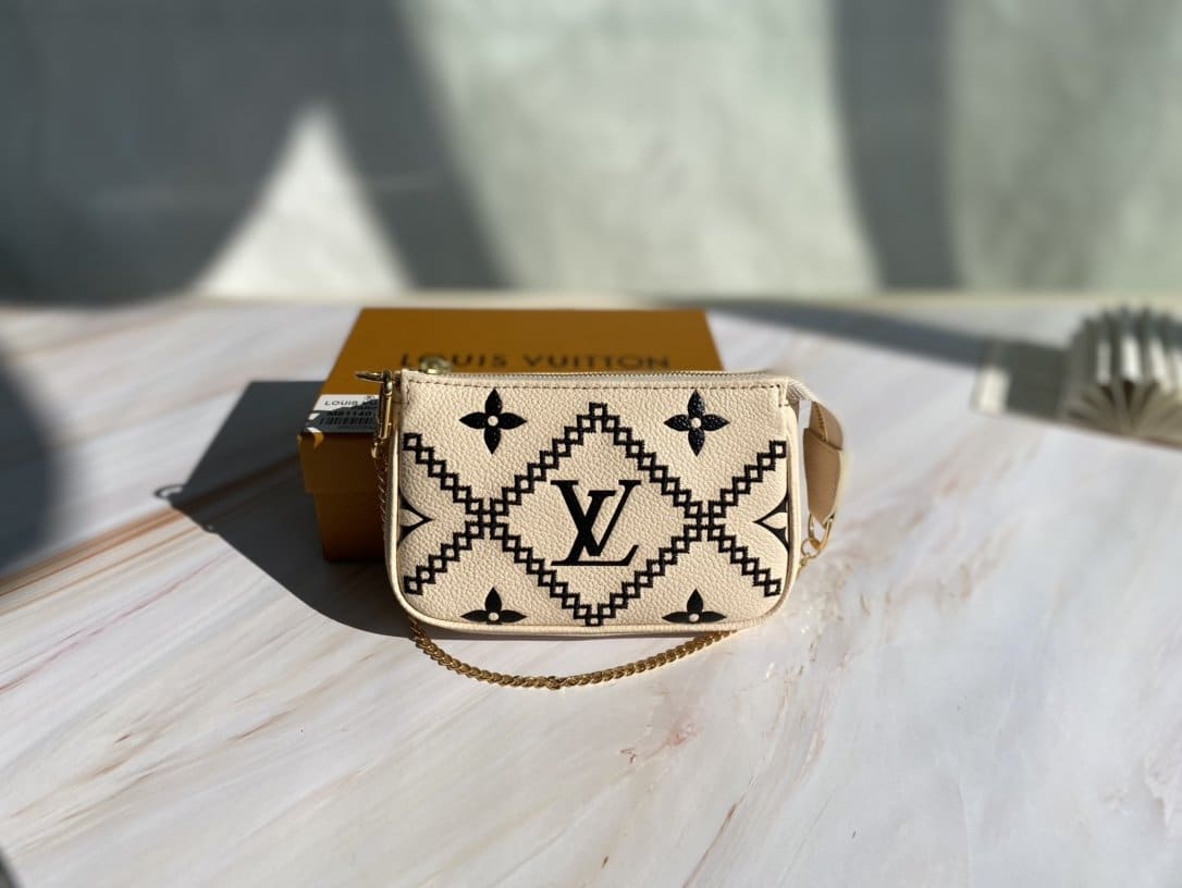 LOUIS VUITTON MINI POCHETTE ACCESSOIRES WHITE M81140 - Image 2