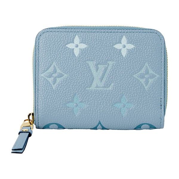 Louis Vuitton Monogram Wallet Blue 11cm M80408