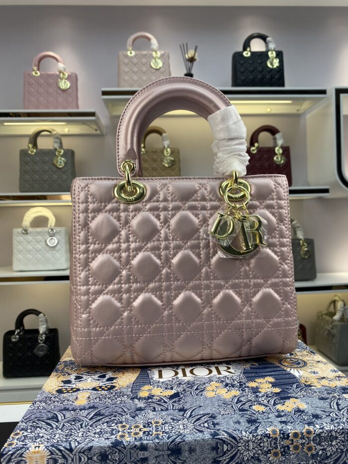Alternative view of DIOR MEDIUM LADY LIGHT PINK CANNAGE M0565OBDU_M15P 24CM