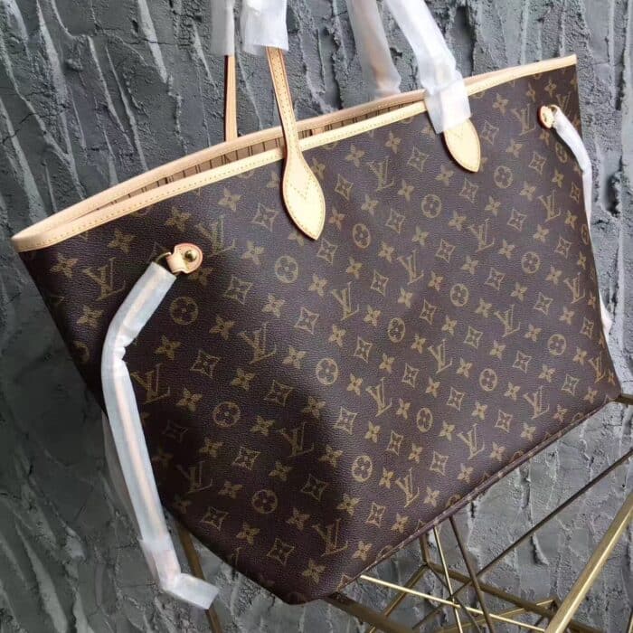 Alternative view of LOUIS VUITTON NEVERFULL GM MONOGRAM BEIGE 39CM M40990