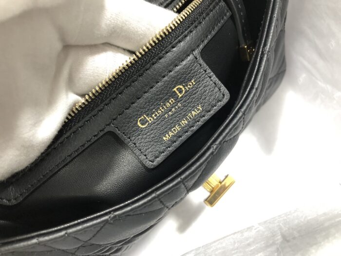 Alternative view of DIOR SMALL CARO BLACK SUPPLE CANNAGE CALFSKIN 20CM M9241UWHC_M900