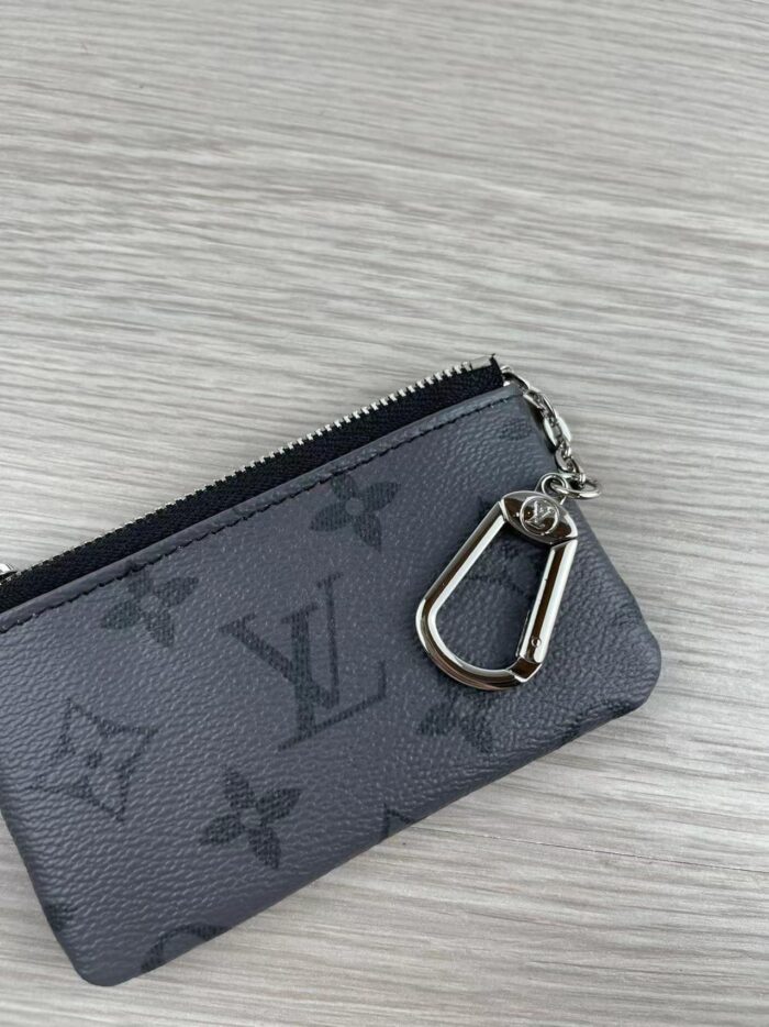 Alternative view of LOUIS VUITTON MONOGRAM KEY POUCH GREY M62650