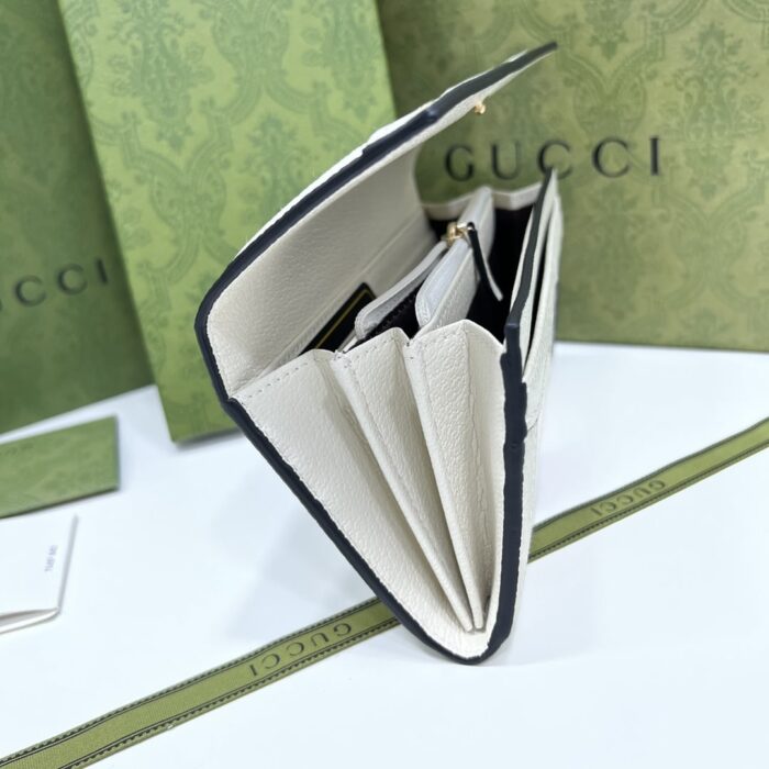 Alternative view of GUCCI OPHIDIA UKMDG WALLET WHITE 19CM 523153 UKMDG 2570